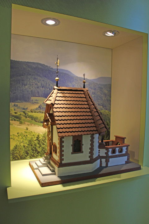 Modell der Grabkapelle von Heinrich Hansjakob