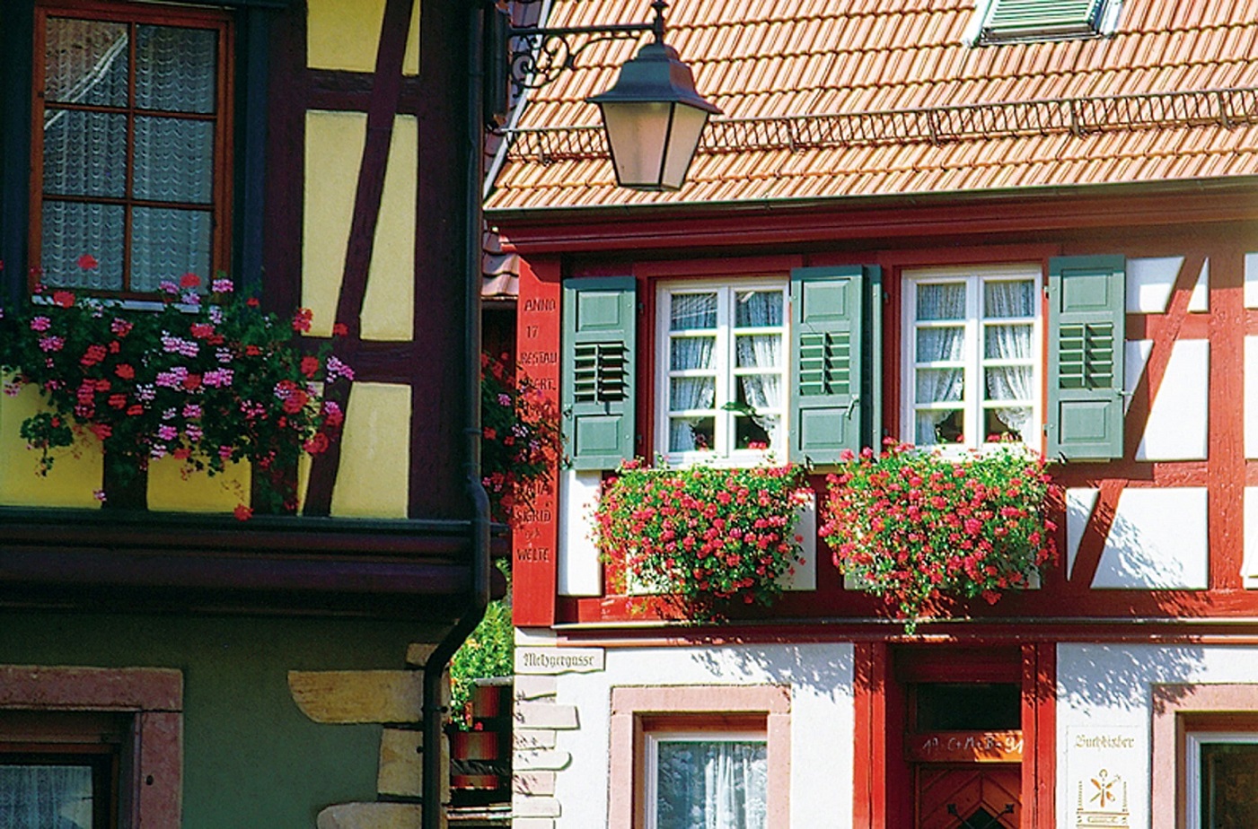 Fachwerkhäuser in der Altstadt von Haslach im Kinzigtal