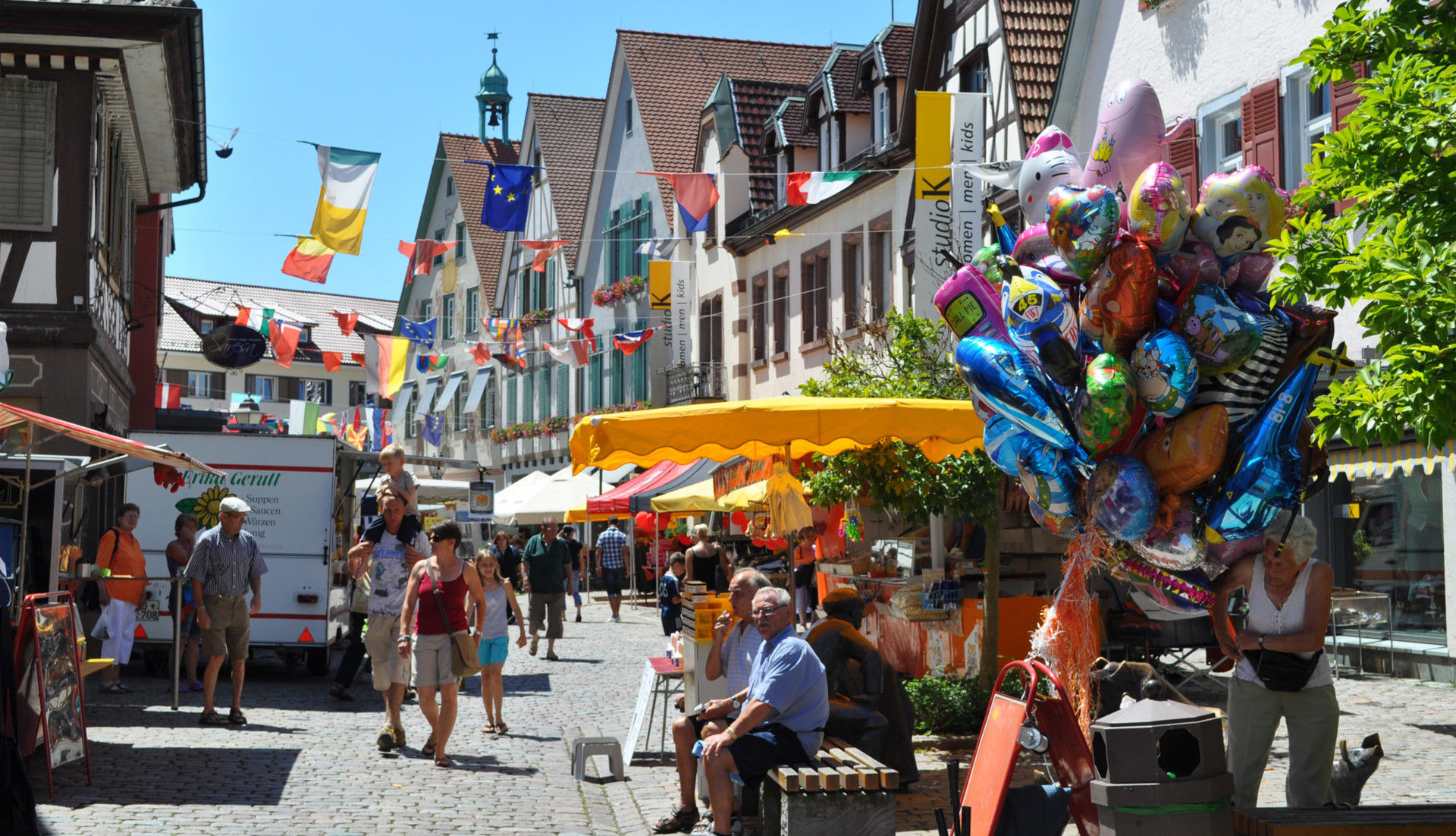 Heuetmarkt in der Altstadt